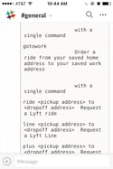 Even more Lyft bot commands in Slack.