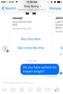 You can ask a lot of questions of the Spring bot in Messenger.
