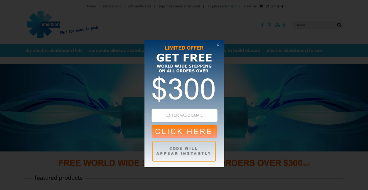 Enertion Boards offers increase with the threshold of offers.