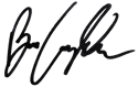 Ben Congleton Signature, CEO and co-founder of Olark live chat.