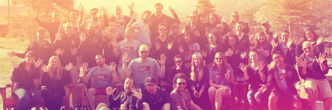 The Olark team - we love making live chat software for your website!