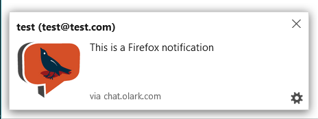 firefox notification