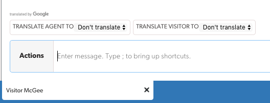 Translation Dropdowns
