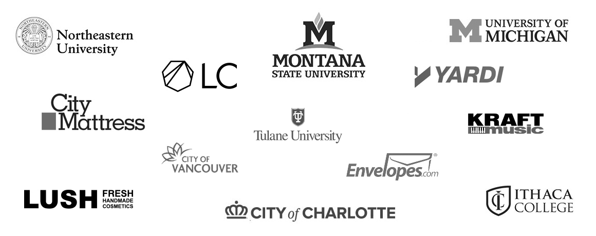 Logos of companies that use Olark