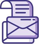 icons showing an envelope