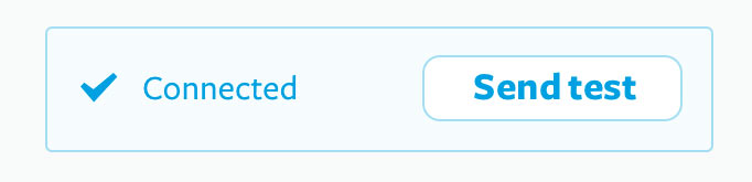 send test button