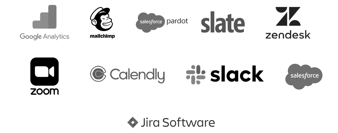 Olark integrates with WordPress, Salesforce, ZenDesk, HubSpot, Slack, Google Analytics, HelpScout, MailChimp, JIRA, and many more.