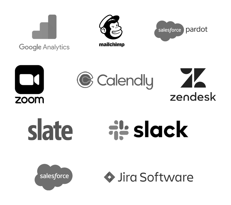 Olark integrates with WordPress, Salesforce, ZenDesk, HubSpot, Slack, Google Analytics, HelpScout, MailChimp, JIRA, and many more.