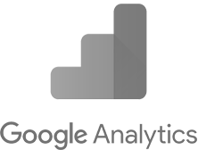 google analytics logo in grayscale