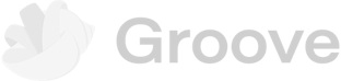 groove logo in grayscale