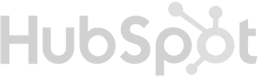 hubspot logo in grayscale