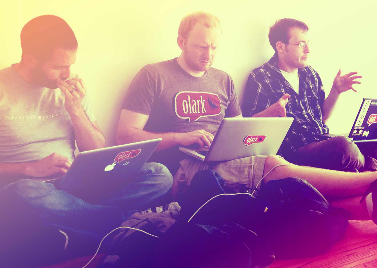 founders sitting on their laptops